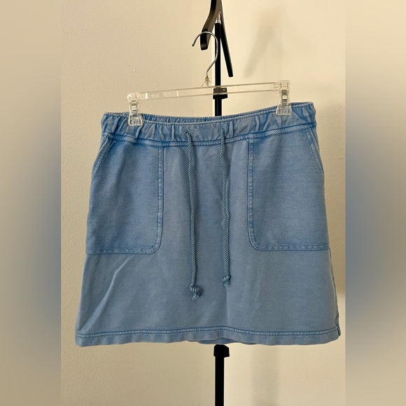 J. Jill Dresses & Skirts - 💙 J. Jill Cotton Skirt 🌿 Small Petite | Active Casual Pull-On | Comfy Chic